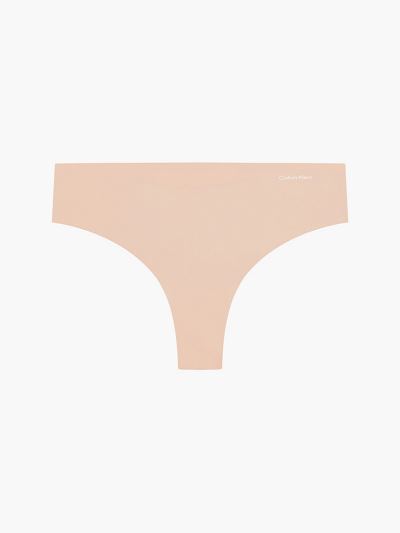 Calvin Klein Underwear HU338921 | Calvin Klein Invisibles Női Tanga Bézs